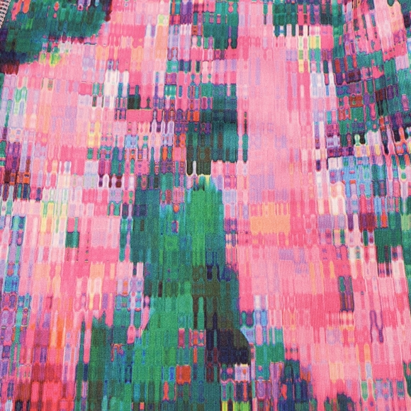 AB3 Performance Leggings Pink Digital Print Sz L Pockets - Picture 5 of 7